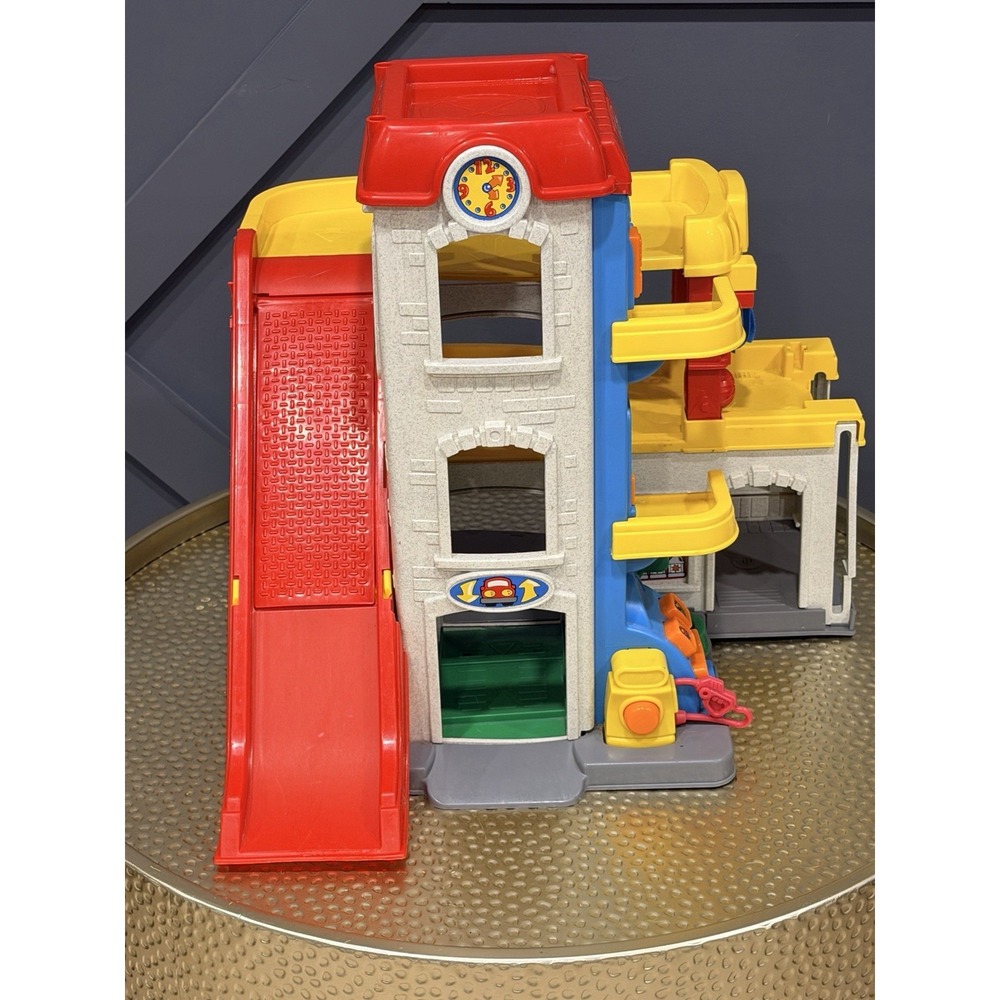 Vintage 1999 Fisher-Price Little People Working Stand 'n Play Rampway Garage